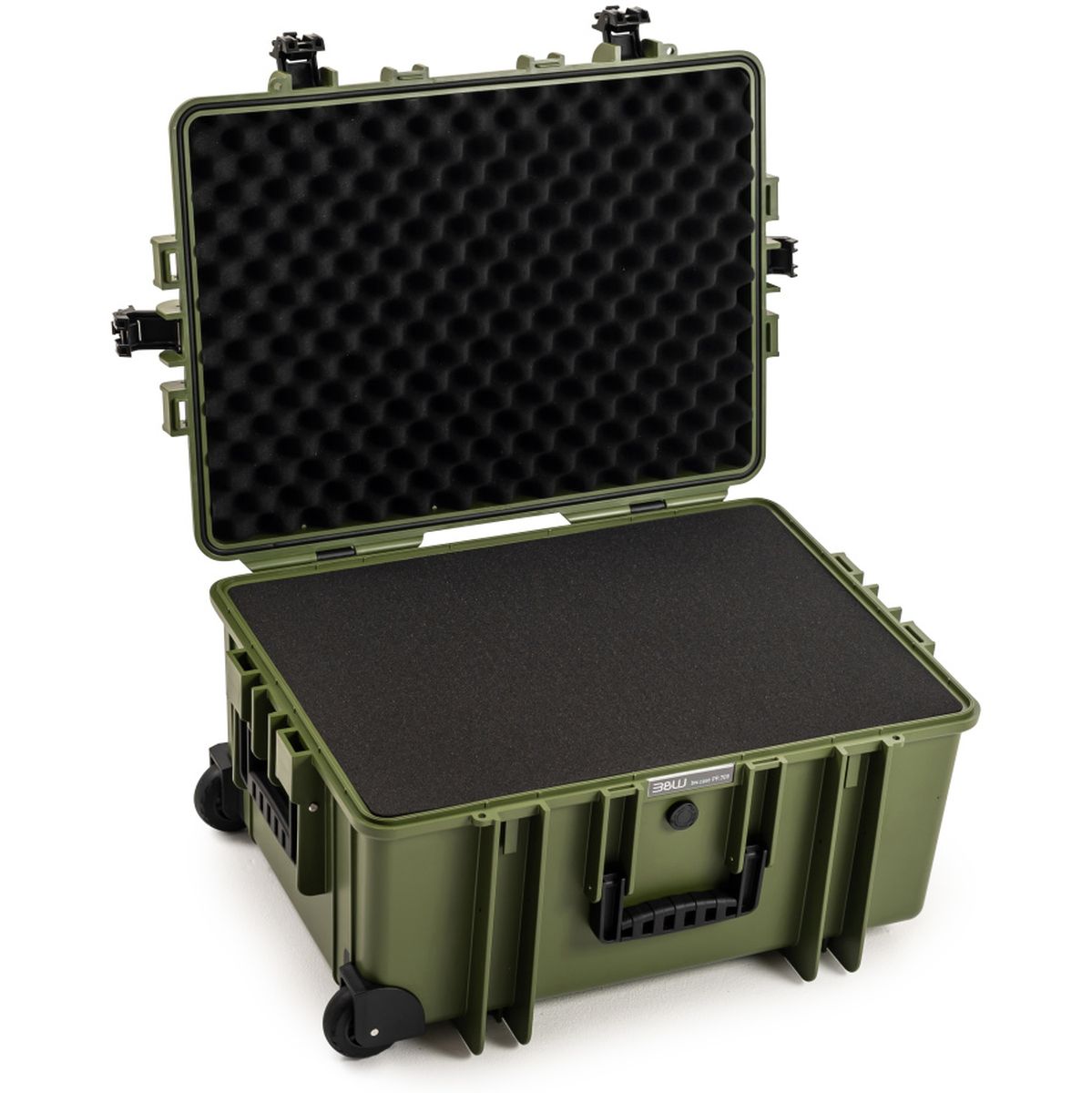 B&W Bw.case PP.709; Case Type 6800; Pre-Cut Foam; Bronze Green