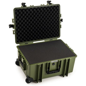 B&W Bw.case PP.709; Case Type 6800; Pre-Cut Foam; Bronze Green