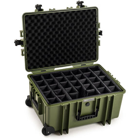 B&W Bw.case PP.709; Case Type 6800; Divider; Bronze Green