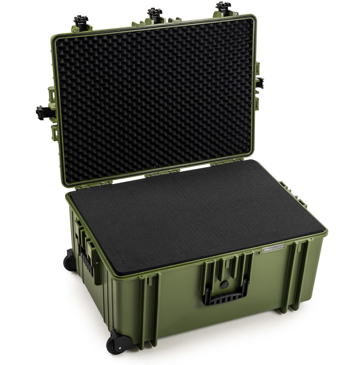 B&W Bw.case PP.1570; Case Type 7800; Pre-Cut Foam; Bronze Green
