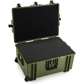B&W Bw.case PP.1570; Case Type 7800; Pre-Cut Foam; Bronze Green