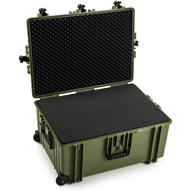B&W Bw.case PP.1570; Case Type 7800; Pre-Cut Foam; Bronze Green
