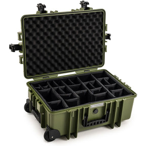 B&W Bw.case PP.428; Case Type 6700; Divider; Bronze Green