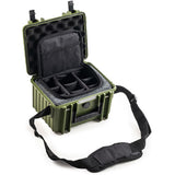B&W Case Type 2000 w/ Bw.bag TEX.66.RPD (Photo Bag); Bronze Green
