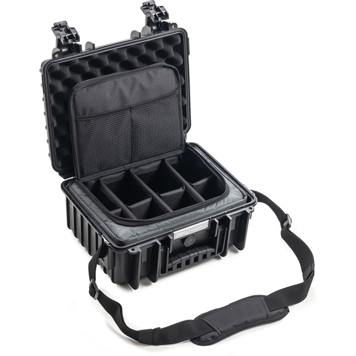 B&W Case Type 3000 w/ Bw.bag TEX.117.RPD (Photo Bag); Black