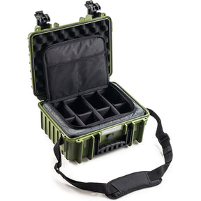 B&W Case Type 3000; Bw.bag TEX.117.RPD (Photo Bag); Bronze Green