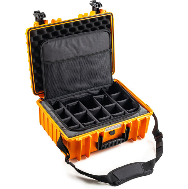 B&W Case Type 5000 w/ TEX.221.RPD (Photo Bag); Orange