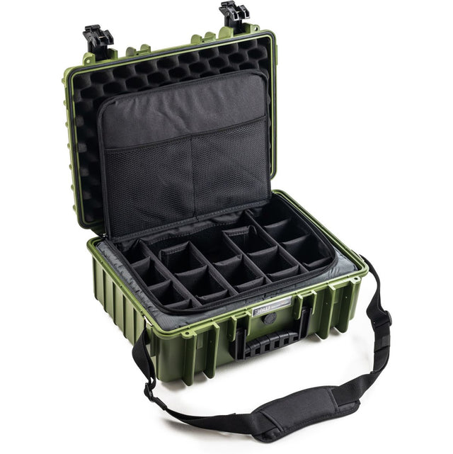 B&W Case Type 5000; Bw.bag TEX.221.RPD (Photo Bag); Bronze Green