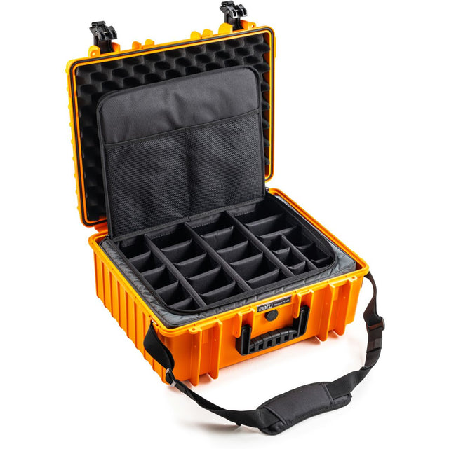 B&W Case Type 6000 w/ TEX.326.RPD (Photo Bag); Orange
