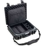 B&W Case Type 6040 w/ TEX.210.RPD (Laptop Bag); Black