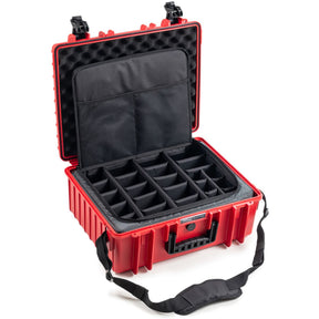 B&W Case Type 6000 w/ TEX.326.RPD (Photo Bag); Red
