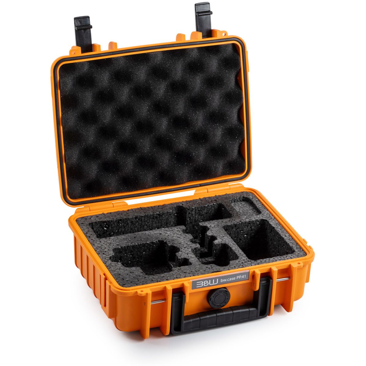 B&W Case Type 1000; Foam Insert For 1X GoPro HERO 9 - 13; Orange