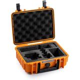 B&W Case Type 1000; Foam Insert For 1X GoPro HERO 9 - 13; Orange