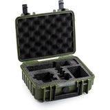 B&W Case Type 1000; Foam Insert For 1X GoPro HERO 9 - 13; Bronze Green