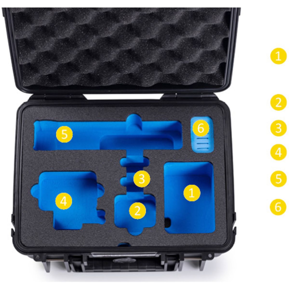 B&W Case Type 2000; Foam Insert For 1X GoPro HERO 9 - 13; Black - image 3 of 3