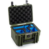 B&W Case Type 2000; Foam Insert For 1X GoPro HERO 9 - 13; Bronze Green