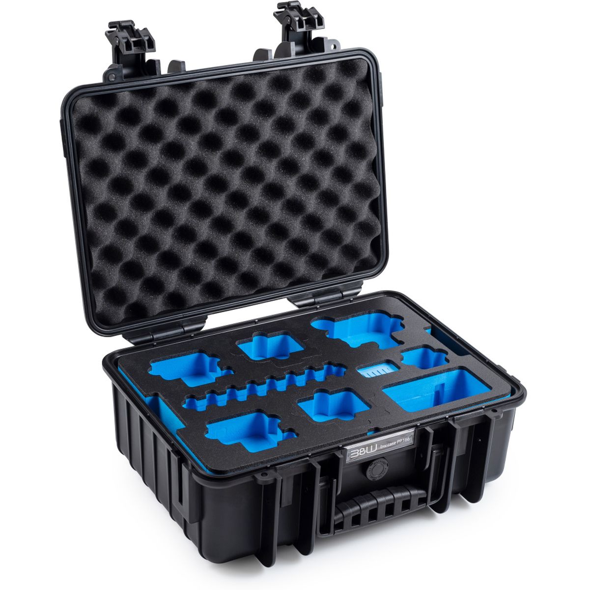 B&W Case Type 4000; Foam Insert For 5X GoPro HERO 9 - 13; Black