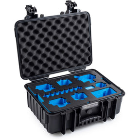 B&W Case Type 4000; Foam Insert For 5X GoPro HERO 9 - 13; Black