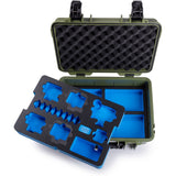 B&W Case Type 4000; Foam Insert For 5X GoPro HERO 9 - 13; Bronze Green - image 2 of 3