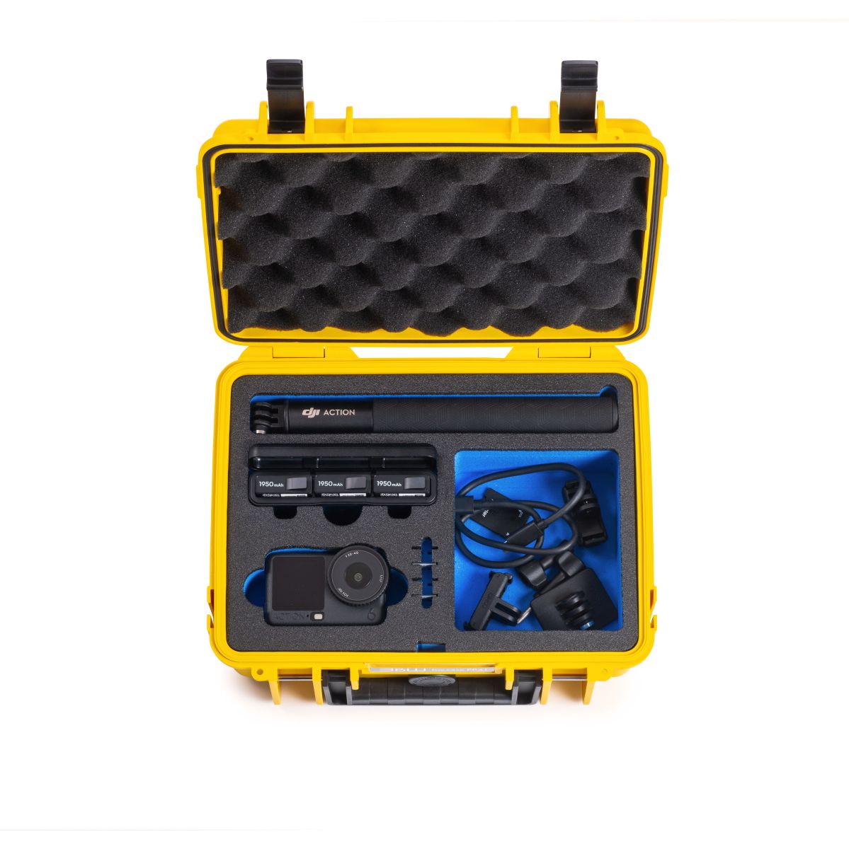 B&W Case Type 1000; Foam Insert For DJI Osmo Action 6; Yellow - image 3 of 3