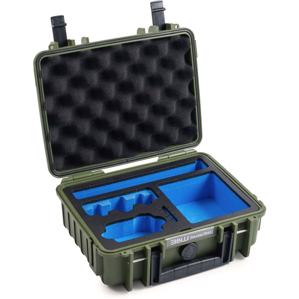 B&W Case Type 1000; Foam Insert For DJI Osmo Action 6; Bronze Green