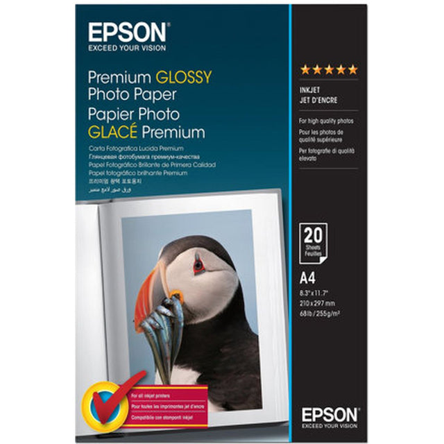 Epson Photopaper Premium Glossy A4 20BSHEET C13S041287