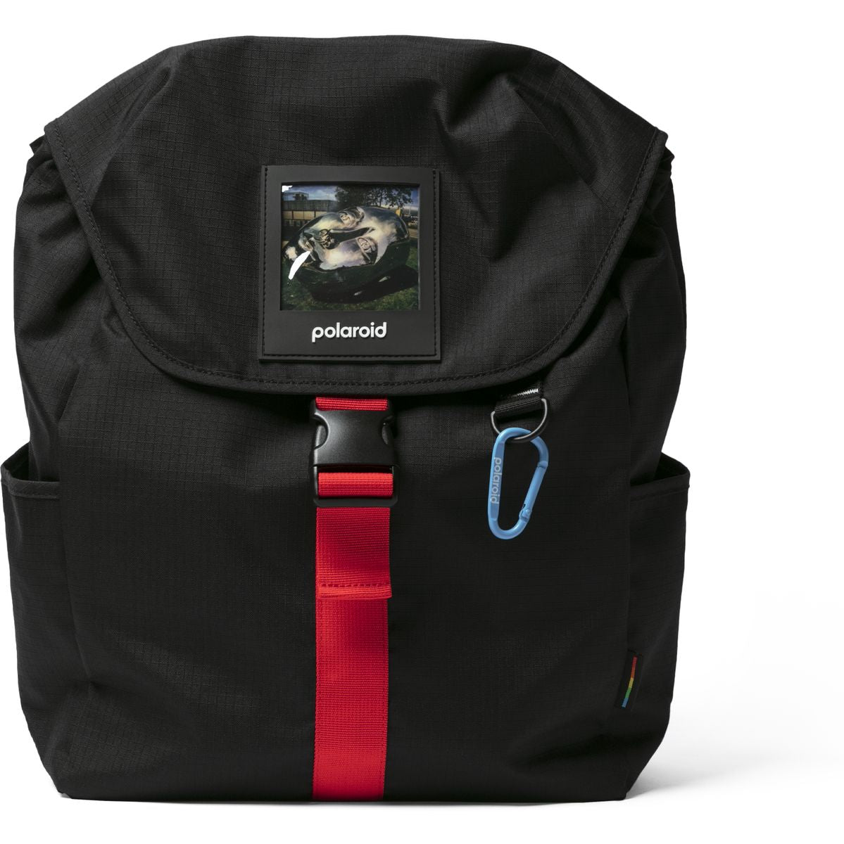 Polaroid Recycled Ripstop Backpack – Black/Multi - image 4 of 5