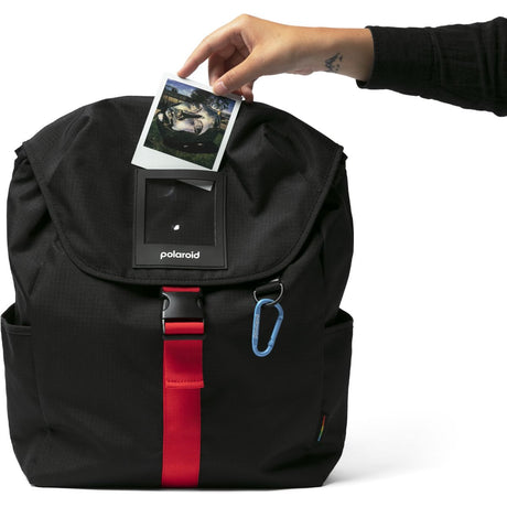 Polaroid Recycled Ripstop Backpack – Black/Multi - image 5 of 5