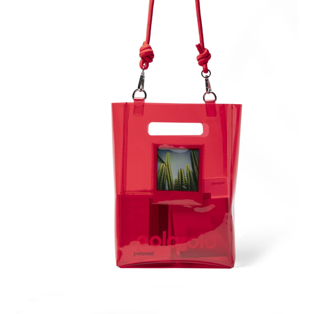 Polaroid Recycled Tpu Bucket Bag - Red - image 3 of 4
