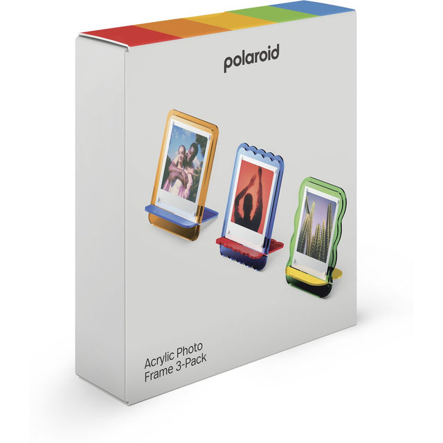Polaroid Acrylic Coloured Photo Frames - 3 Pack
