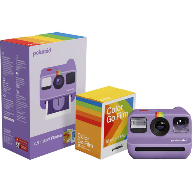 Polaroid Go Gen 2 Purple + Colour Film Bundle (16 Photos)