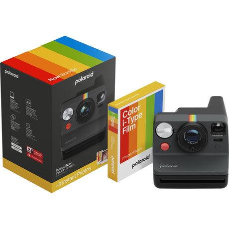 Polaroid Now Gen 3 Black + Colour Film Bundle (8 Photos)