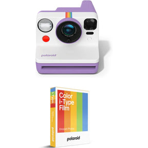 Polaroid Now Gen 3 Purple + Colour Film Bundle (8 Photos)