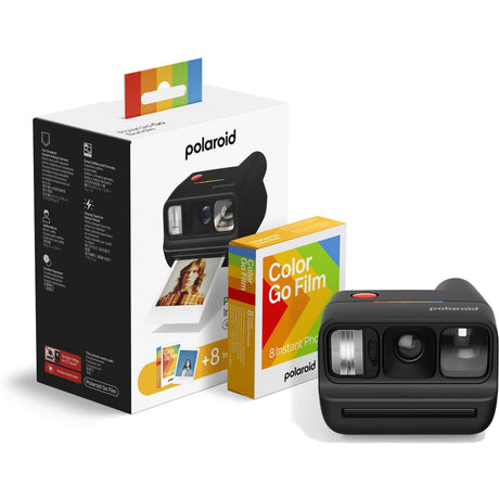 Polaroid Go Gen 3 Black + Colour Film Bundle (8 Photos)