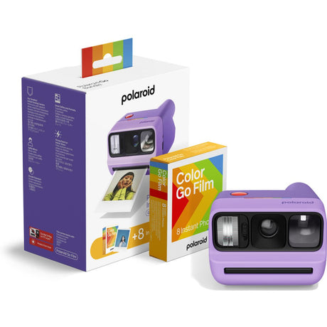 Polaroid Go Gen 3 Purple + Colour Film Bundle (8 Photos)