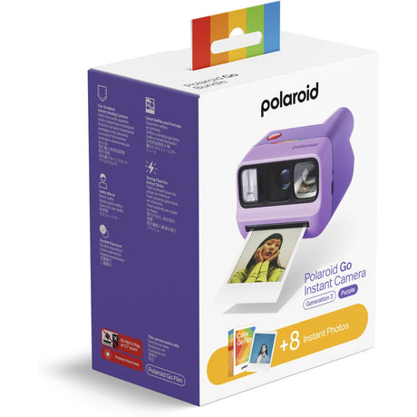 Polaroid Go Gen 3 Purple + Colour Film Bundle (8 Photos) - image 2 of 3