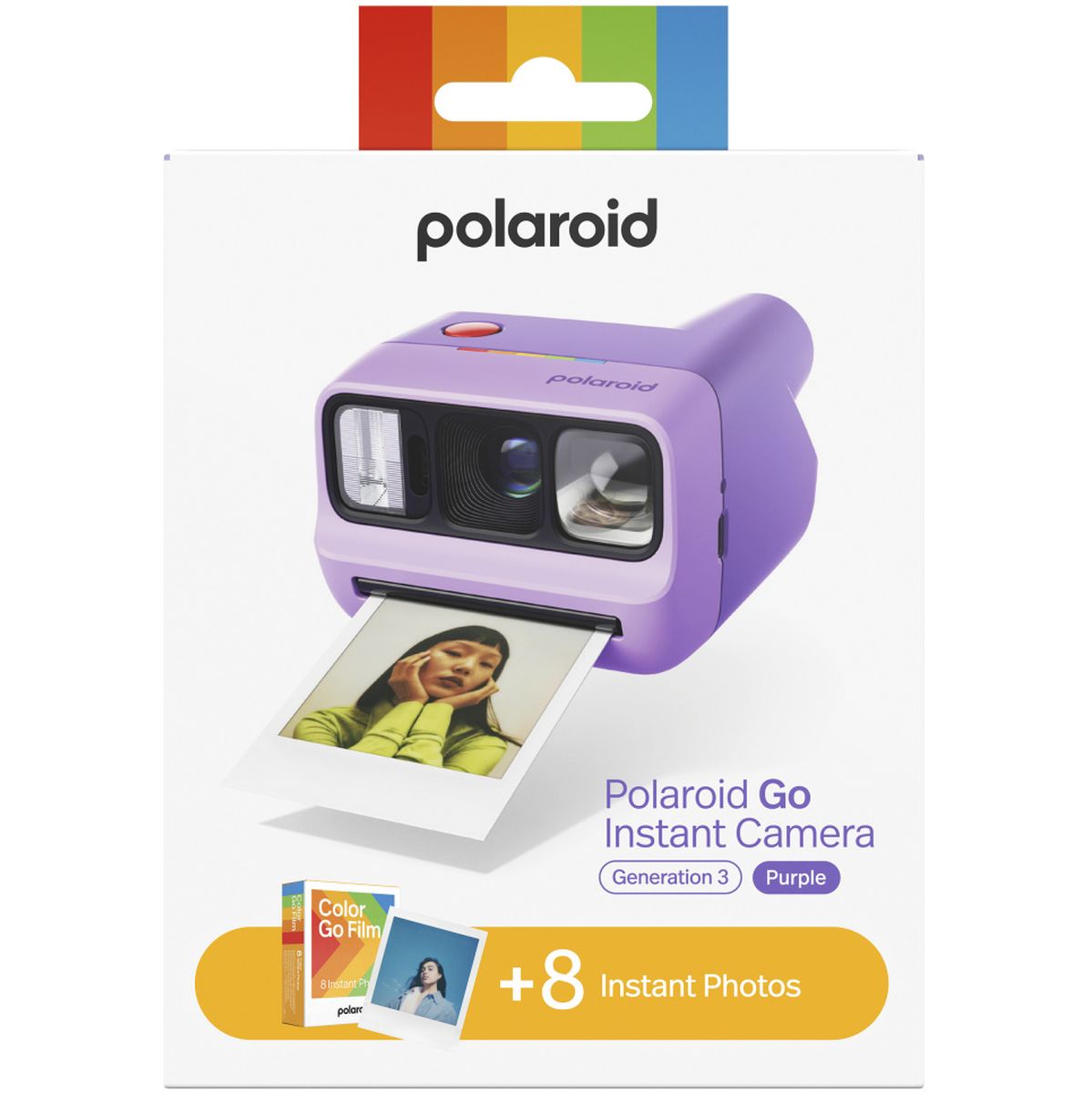 Polaroid Go Gen 3 Purple + Colour Film Bundle (8 Photos) - image 3 of 3