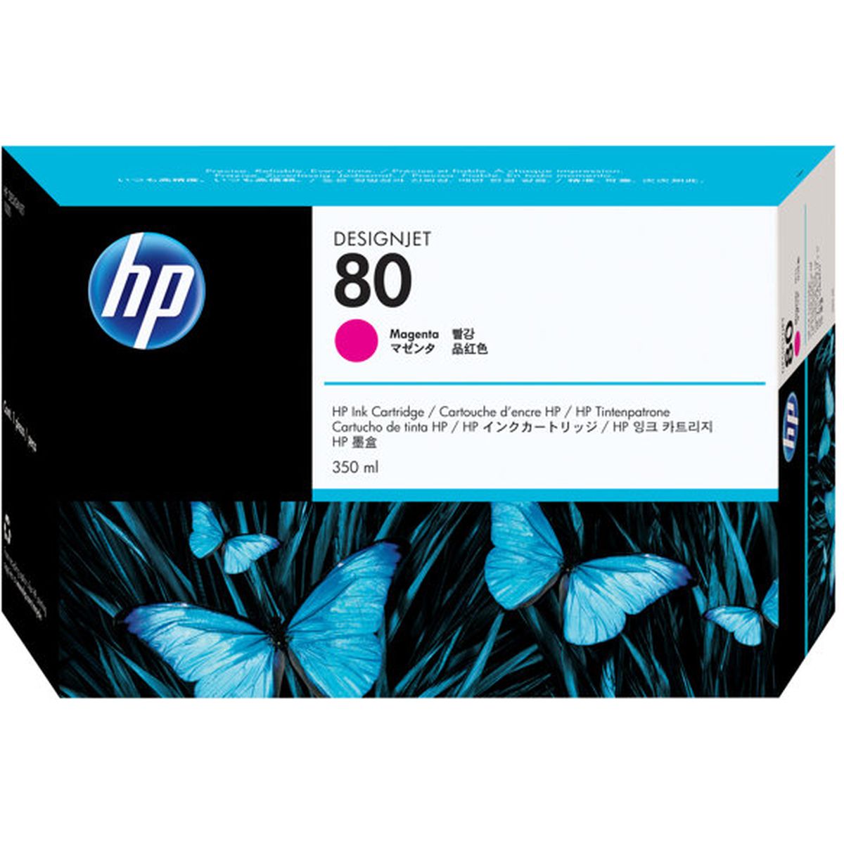 HP 80 Magenta SC 350ml C4847A - image 2 of 2