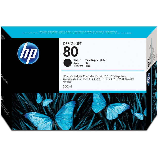 HP 80 Black SC 350ml C4871A
