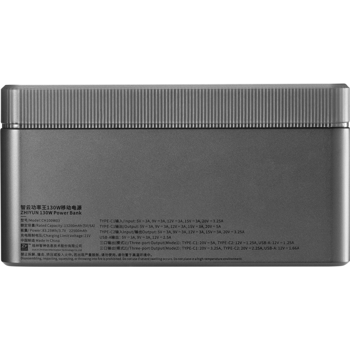 Zhiyun Molus 130W Power Bank Black