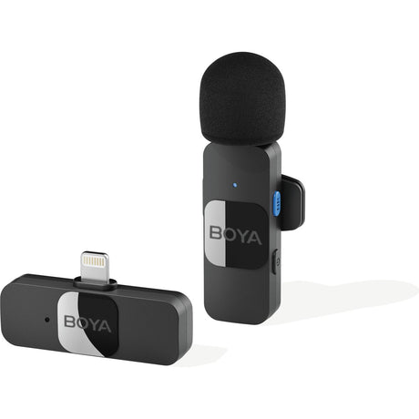 Boya BY-V1 V2.0 Wireless Microphone For Lightning 1X Transmitter + 1X Receiver - image 5 of 5