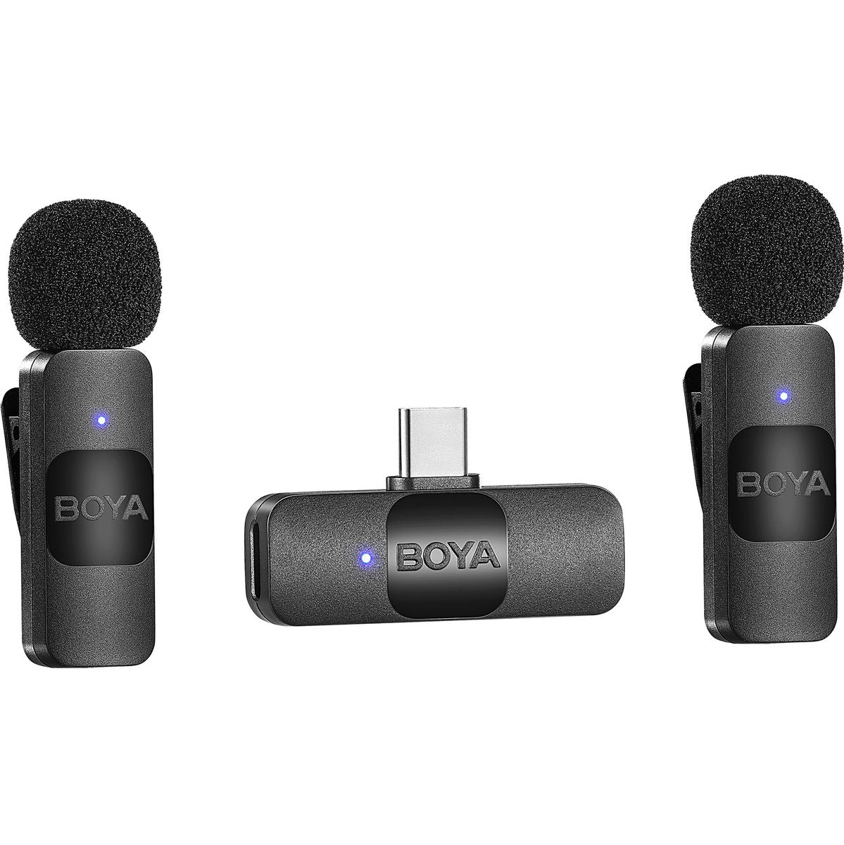 Boya BY-V20 Wireless Microphone 1 RX-2TX For USB-C