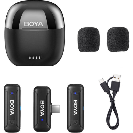 Boya BY-WM3T-U2 - Kit For Type-C 2 X Transmitter / 1X Receiver / 1X Case