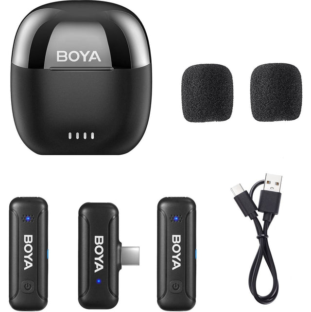 Boya BY-WM3T-U2 - Kit For Type-C 2 X Transmitter / 1X Receiver / 1X Case