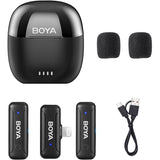 Boya BY-WM3T-D2 - Kit For Lightning 2 X Transmitter / 1X Receiver / 1X Case