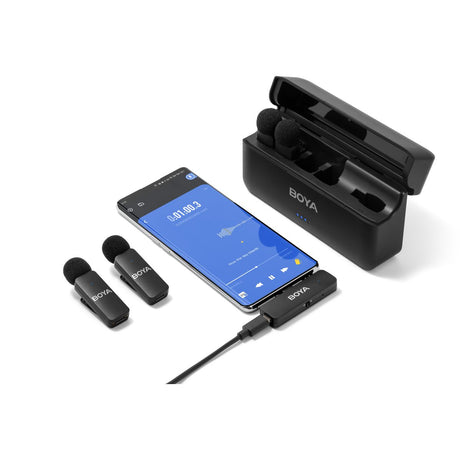Boya BY-V4U - 2.4GHz FOUR-Channel Wireless Mic w/ USB-C Plug - image 3 of 4