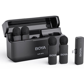 Boya BY-V4D - 2.4GHz FOUR-Channel Wireless Mic w/ Lightning Plug