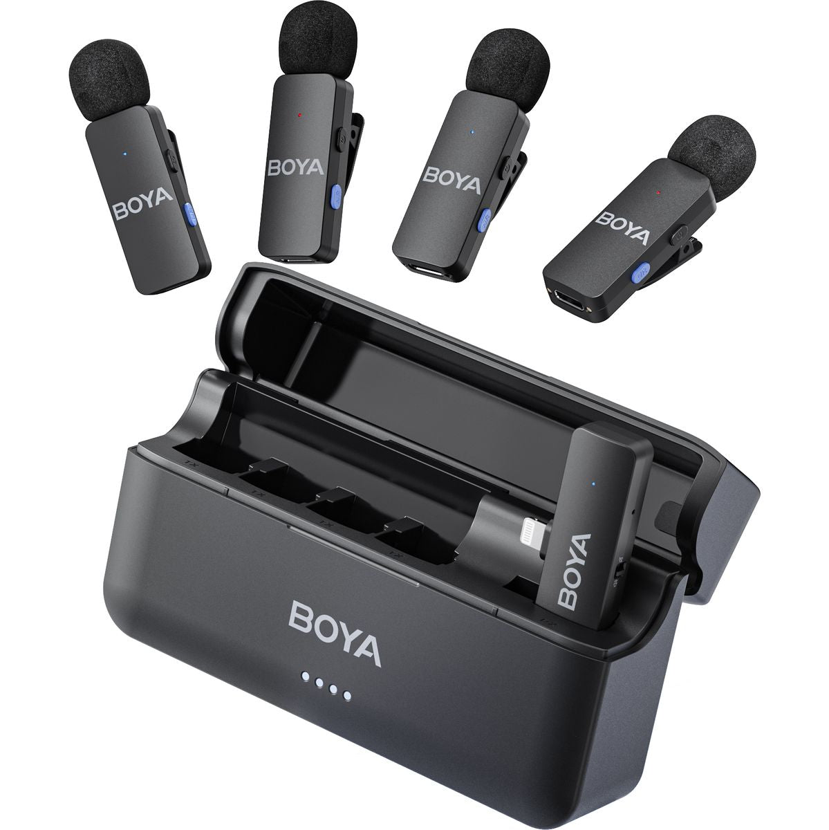 Boya BY-V4D - 2.4GHz FOUR-Channel Wireless Mic w/ Lightning Plug - image 2 of 2