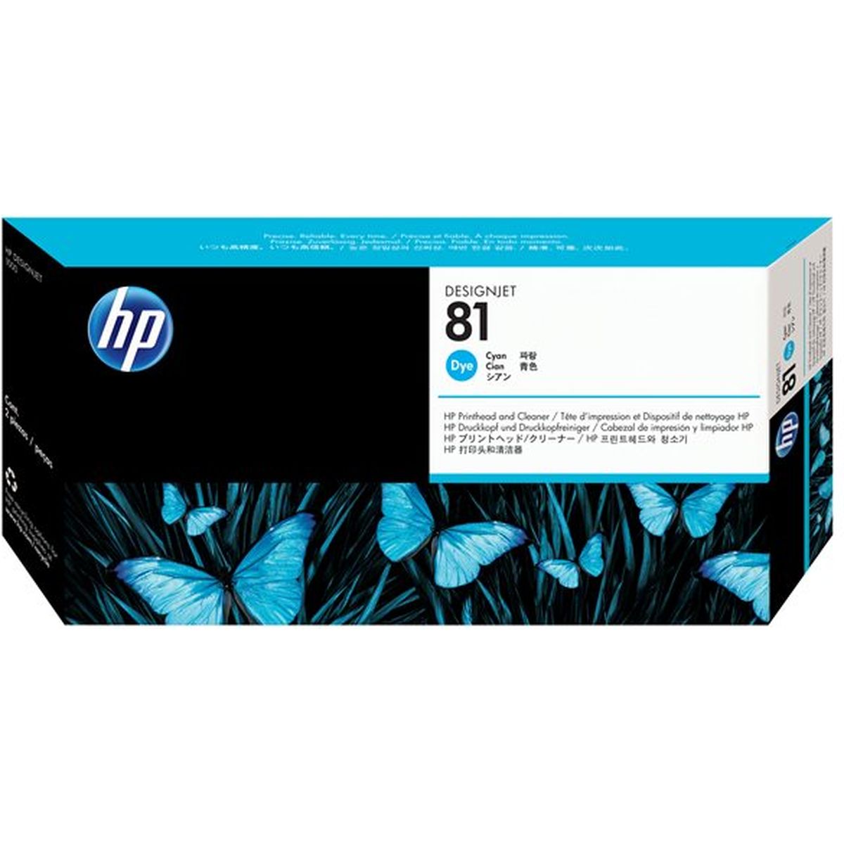 HP 81 Print Head Cyan SC Dye C4951A - image 2 of 2