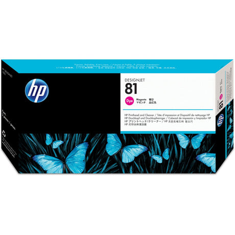 HP 81 Print Head w/ Cleaner Magenta SC Dye C4952A
